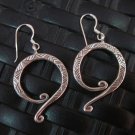 Thai Hill Tribe Earrings Fine Silver argento orecchini oorbellen Spiral 9 Shape