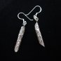 Fine Silver Earrings Hill tribe Karen Tribal Tube Rolls Gypsee Bohemiens Styles