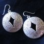 Thai Hill Tribe Earrings Fine Silver Korean Styles Lotus Floral Artisan Craft