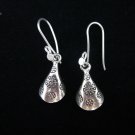 Fine Silver Earrings Hill tribe Jewelry Dangle Tube By Leelaveera