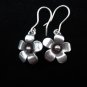 Thai Hill Tribe Earrings Fine Silver Lovely Flowers Florals Clover
