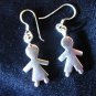 Fine Silver Earrings Hill Tribe Lover Wedding Theme Valentines Gift