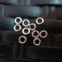 Fine Silver DIY Jewelry Findings Jump Rings & Split Rings 10pcs pack opened ring