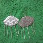 Thai Hill Tribe Earrings Fine Silver Dangle Big Rectangle CS8125911111