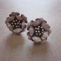 Thai Hill Tribe Earrings Fine Silver STUD Flower Flora Pedals CS916041
