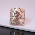 Fine Silver Rings Hill tribe Karen Argento Anello Band Flower Sakura Chaba L20