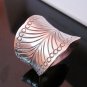 Fine Silver Rings Hill tribe Karen Argento Anello Band Feather Rolle Leaf L18