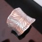 Fine Silver Rings Hill tribe Karen Argento Anello Band Feather Rolle Leaf L18