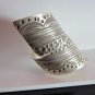 Fine Silver Rings Hill tribe Karen Argento Anello Vintage Band BOHO Rolle L08