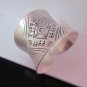 Fine Silver Rings Hill tribe Karen Argento Anello Band Trbal Boho Engraved L28