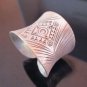 Fine Silver Rings Hill tribe Karen Argento Anello Band Trbal Boho Engraved L28