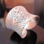 Fine Silver Rings Hill tribe Karen Argento Anello Band Trbal Boho Engraved L28