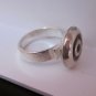 Fine Silver Rings Hill tribe Karen Argento Anello Band Circle Spirale Rolle L16