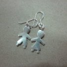 Thai Hill Tribe Earrings Fine Silver Lovely Couple Boy & Girl Cute CS253602