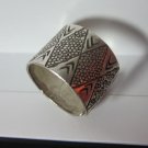 Fine Silver Rings Hill tribe Karen Argento Anello Vintage Band BOHO Tribal L07