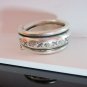 Fine Silver Rings Hill tribe Karen Argento Anello Band Tribal Boho Rolle L29