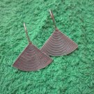 Fine Silver Earrings Hill Tribe Karen Fashions Dangle Swirl Fan Fin CS6125932112