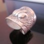 Fine Silver Rings Hill tribe Karen Argento Anello Elephant emboss Tribal L12
