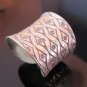 Fine Silver Rings Hill tribe Karen Argento Anello Vintage Tribal Pod Duang L14