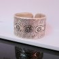 Fine Silver Rings Hill tribe Karen Argento Anello Band Tribal Engraved Retro L19