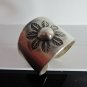 Fine Silver Rings Hill tribe Karen Argento Anello Band Tribal Engrave Leaves L36
