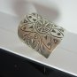 Fine Silver Rings Hill tribe Karen Argento Anello Band Spider Web Engraved L34