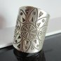 Fine Silver Rings Hill tribe Karen Argento Anello Band Spider Web Engraved L34