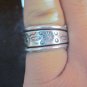 Fine Silver Rings Hill tribe Karen Argento Anello Band Tribal Rolle Engraved L41