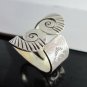 Fine Silver Rings Hill tribe Karen Argento Anello Band Tribal Rolle Engraved L42