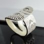 Fine Silver Rings Hill tribe Karen Argento Anello Band Tribal Rolle Engraved L42