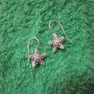 Thai Hill Tribe Earrings Fine Silver Fashions Dangle Cute stars 2pairs CS812593