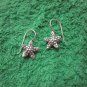 Thai Hill Tribe Earrings Fine Silver Fashions Dangle Cute stars 2pairs CS812593