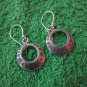 Thai Hill Tribe Earrings Fine Silver Fashion Drop Dangle Rounds Artist CS124593
