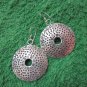 Thai Hill Tribe Earrings Fine Silver Fashions Dangle Round Poka dots CS61259111
