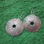Thai Hill Tribe Earrings Fine Silver Fashions Dangle Round Poka dots CS61259111