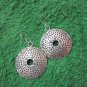 Thai Hill Tribe Earrings Fine Silver Fashions Dangle Round Poka dots CS61259111