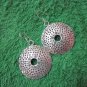 Thai Hill Tribe Earrings Fine Silver Fashions Dangle Round Poka dots CS61259111