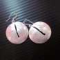 Fine Silver Earrings Karen Vintage Fashions Dangle Fish Round Roller CS111259402
