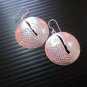 Fine Silver Earrings Karen Vintage Fashions Dangle Fish Round Roller CS111259402