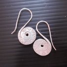 Fine Silver Earrings Karen Vintage Fashions Dangle Tribal Spiral Flat CS1312593