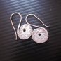 Fine Silver Earrings Karen Vintage Fashions Dangle Tribal Spiral Flat CS1312593