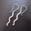Fine Silver Earrings Karen Vintage Fashions Dangle Zigzag Stick Twist CS14125941