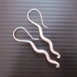 Fine Silver Earrings Karen Vintage Fashions Dangle Zigzag Stick Twist CS14125941