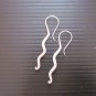 Fine Silver Earrings Karen Vintage Fashions Dangle Zigzag Stick Twist CS14125941