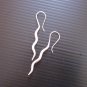 Fine Silver Earrings Karen Vintage Fashions Dangle Zigzag Stick Twist CS14125941