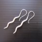 Fine Silver Earrings Karen Vintage Fashions Dangle Zigzag Stick Twist CS14125941