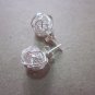 Thai Hill Tribe Earrings Fine Silver STUD Nest Weave Ball Styles CS916051