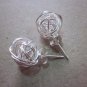 Thai Hill Tribe Earrings Fine Silver STUD Nest Weave Ball Styles CS916051