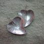 Fine Silver Earrings Karen Vintage Fashions Twin Hearts Lovely Hook CS19261