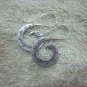 Thai Hill Tribe Earrings Fine Silver Twin Spiral Octopus Hook Fank CS1926